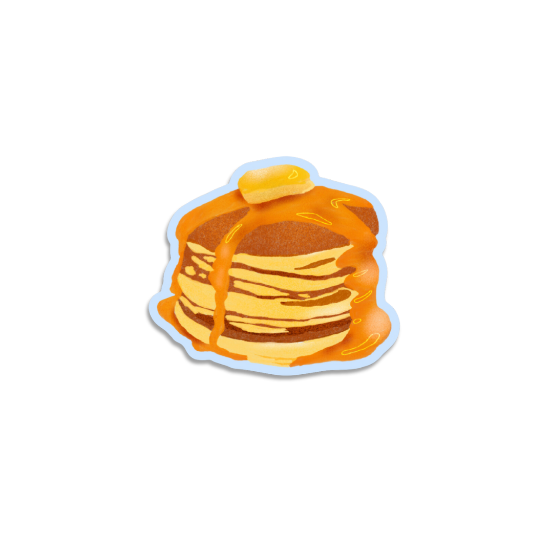 Short Stack Pancake Sticker