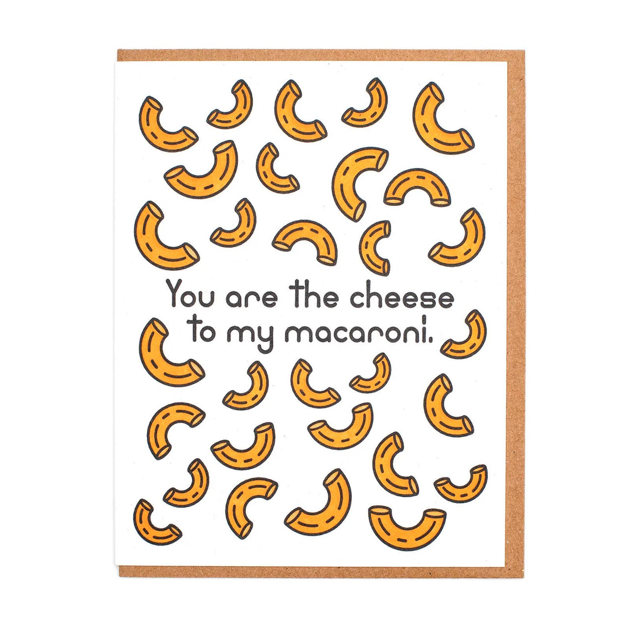 Macaroni Greeting Card