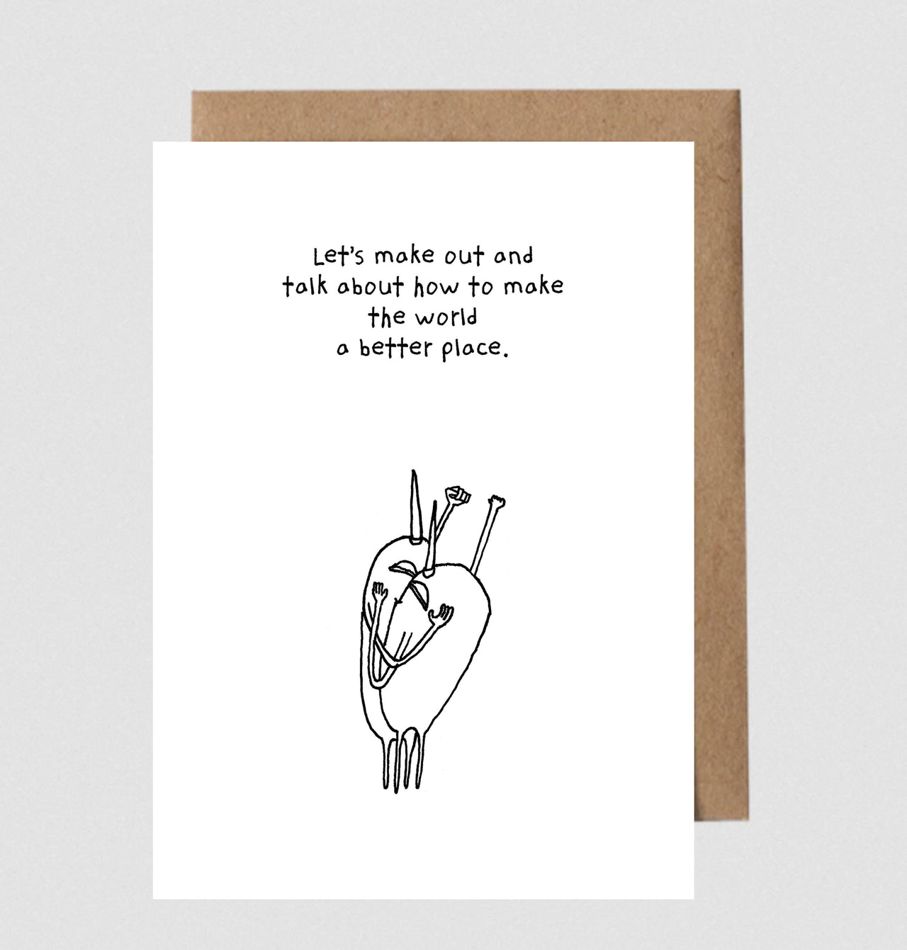 Make Out - Greeting Card