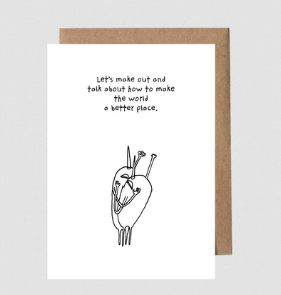 Make Out - Greeting Card