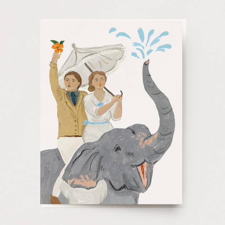 Elephant Journey Card