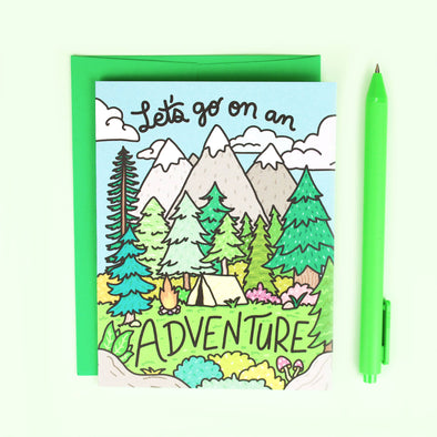 Let's Go On An Adventure Friendship Card