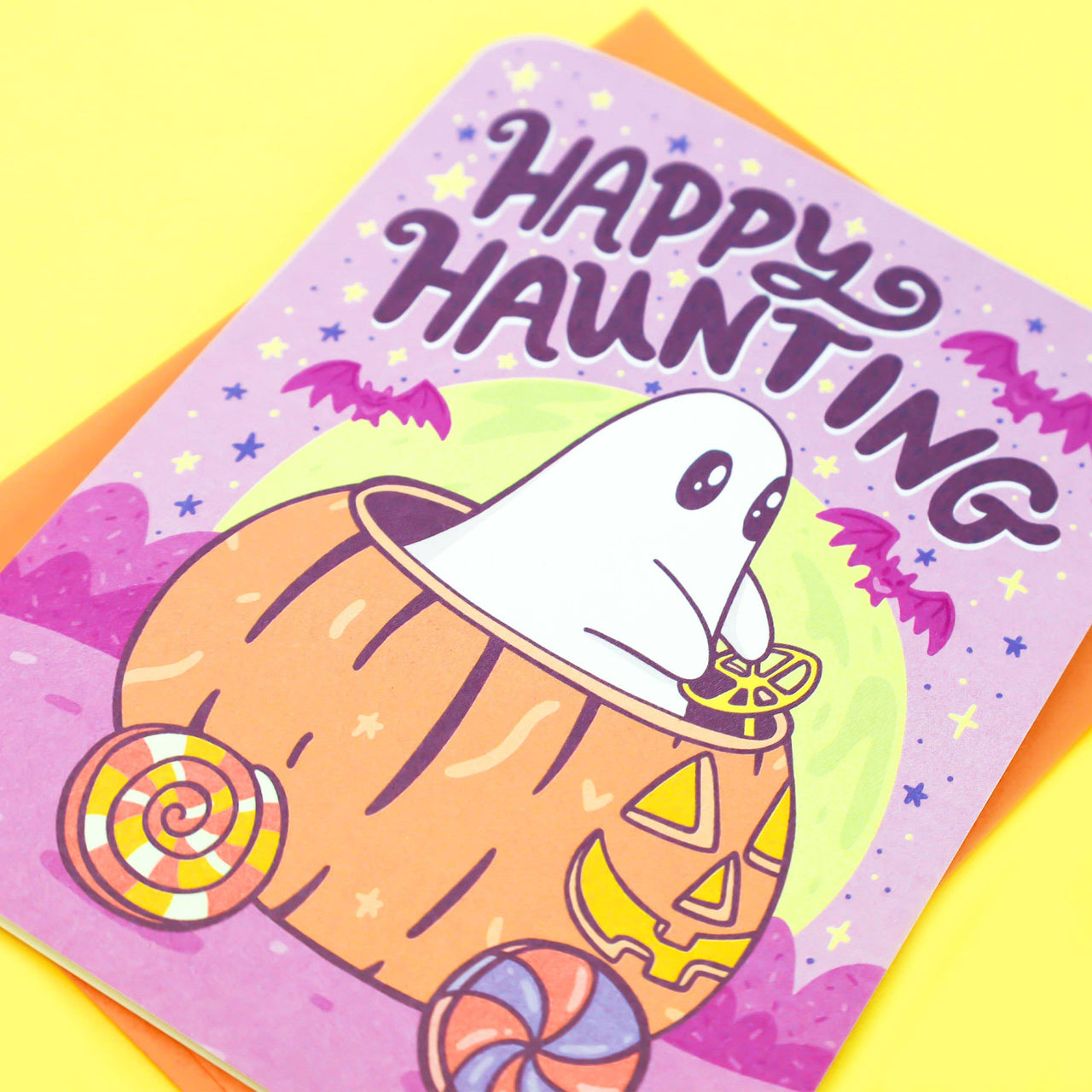 Happy Haunting Halloween Greeting Card