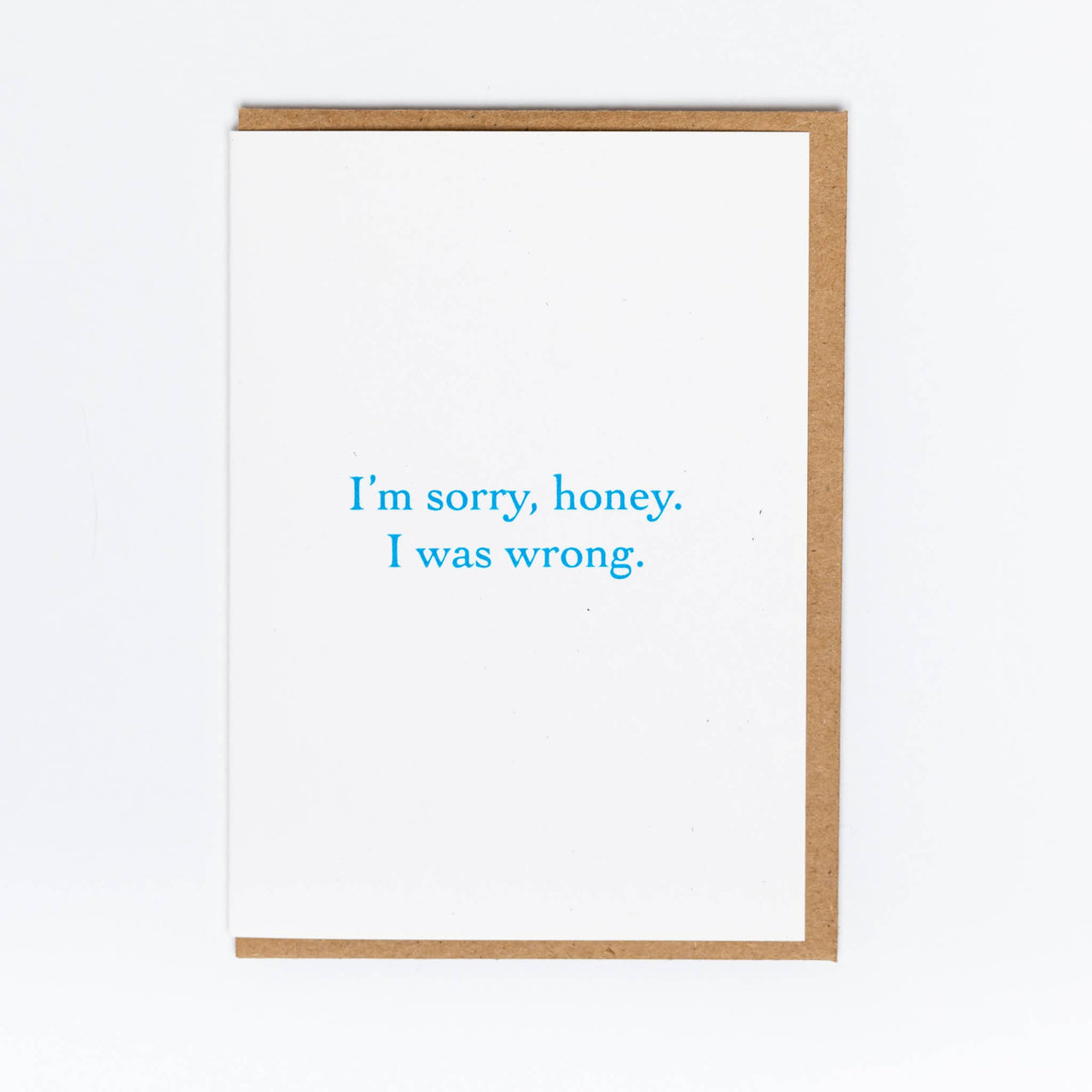 Sorry Honey Greeting Card