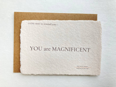 YOU are MAGNIFICENT: LIFT ME UP! CARD