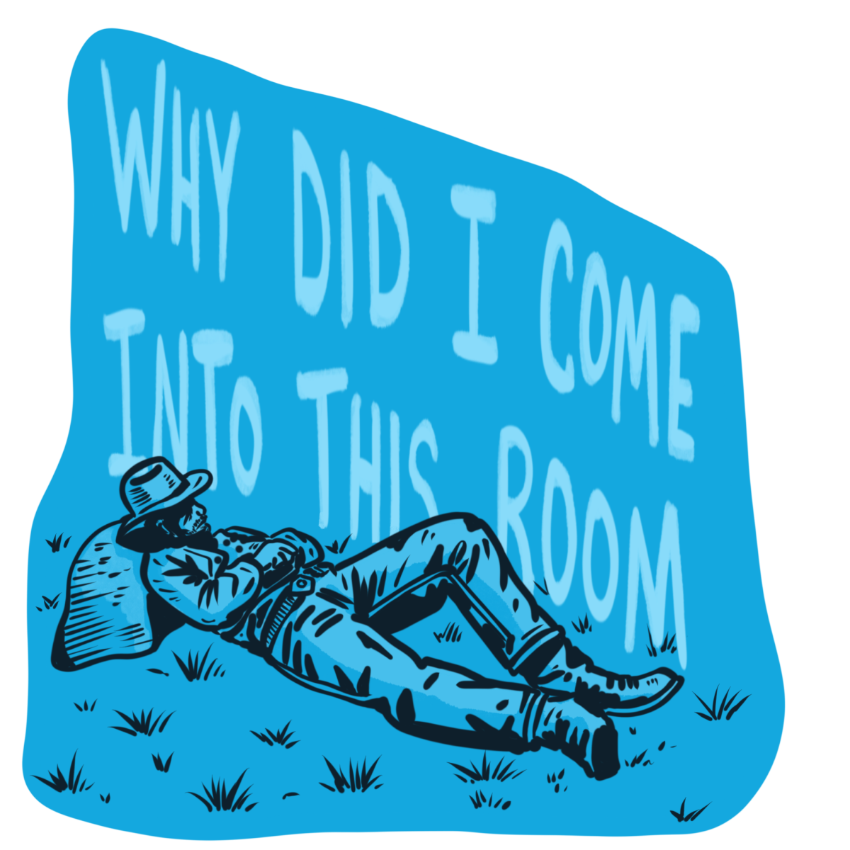 Why Did I Come Into This Room? Sticker