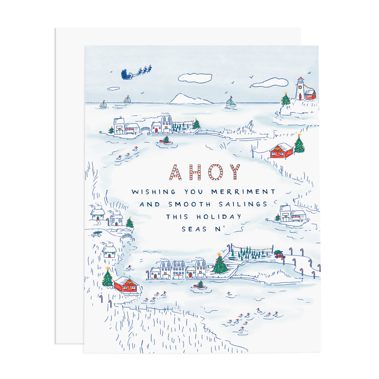 Ahoy Holiday Card