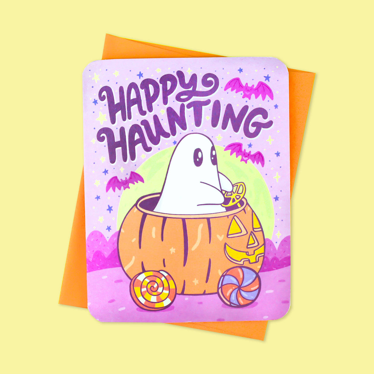 Happy Haunting Halloween Greeting Card