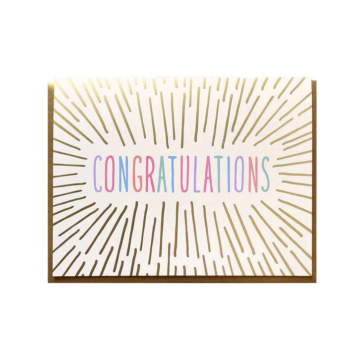 Congrats Beams Card