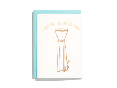 Feel Better Soon - Letterpress Greeting Card