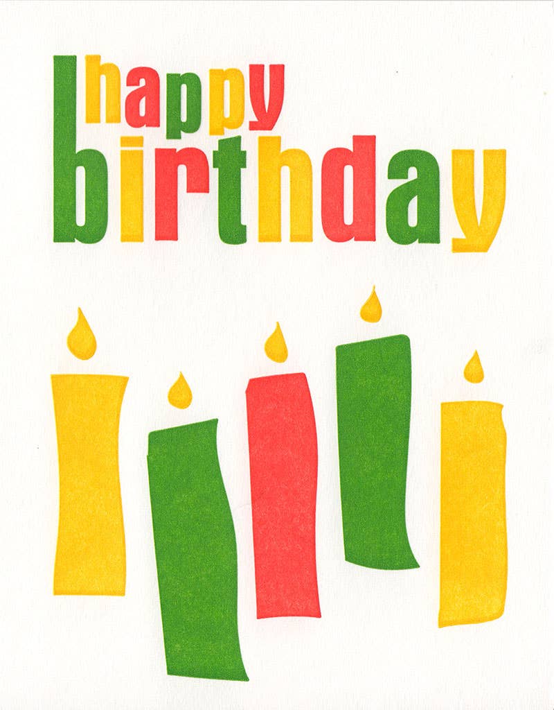 Jazz Candle Birthday Greeting Card