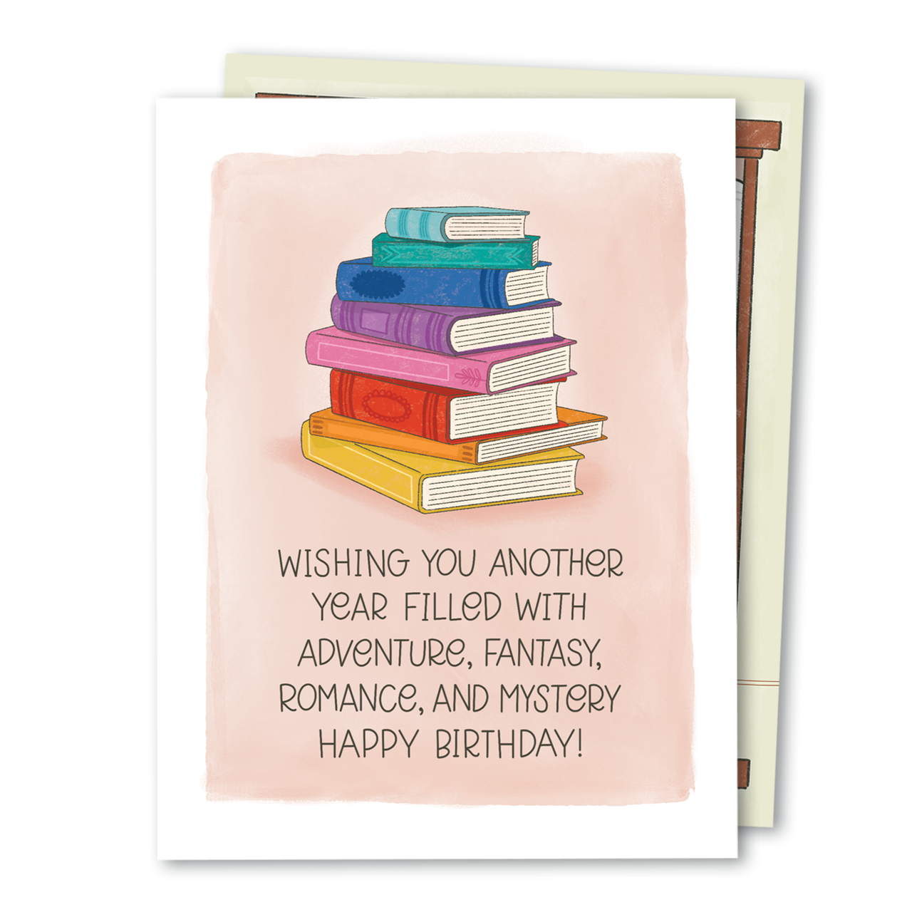 Another Year Book Lover Bookish Happy Birthday Card