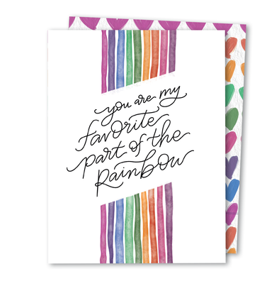 Favorite Rainbow | Pride LGBTQIA Queer Gay Greeting Card