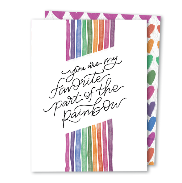 Favorite Rainbow | Pride LGBTQIA Queer Gay Greeting Card