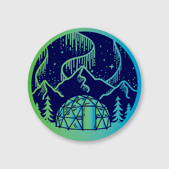 Northern Lights Sticker