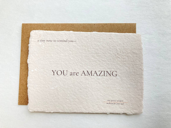 YOU are AMAZING: LIFT ME UP! CARD