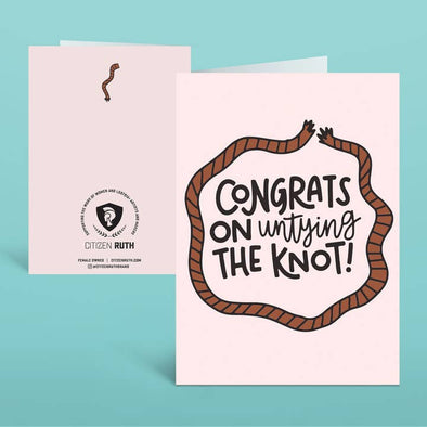 Untying the Knot Card