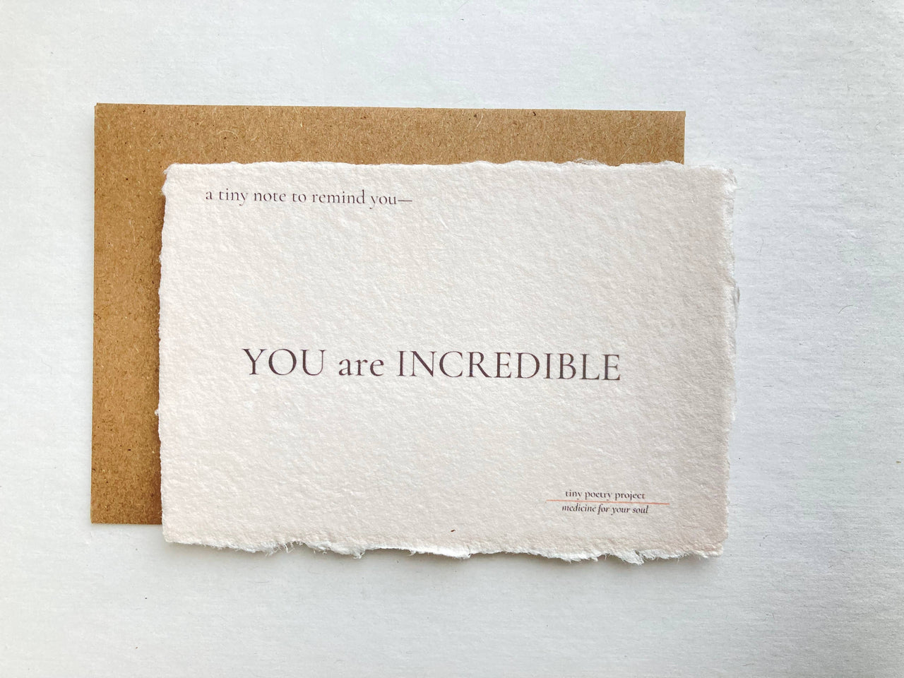 YOU are INCREDIBLE: LIFT ME UP! CARD