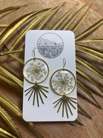 Lace Flower Earrings