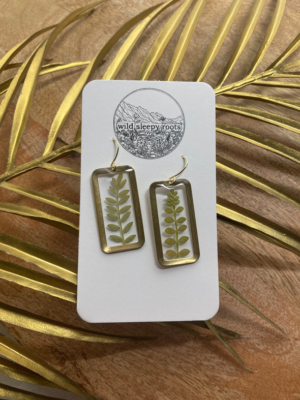 Jacob's Ladder Rectangle Earrings