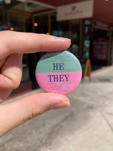 He/They Pronoun Pin