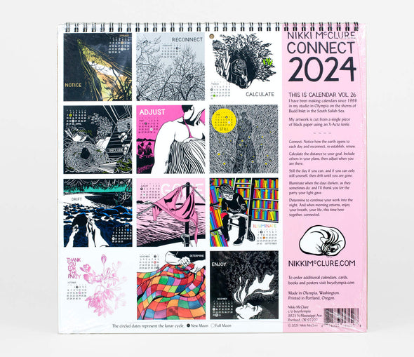 Nikki McClure 2024 Wall Calendar