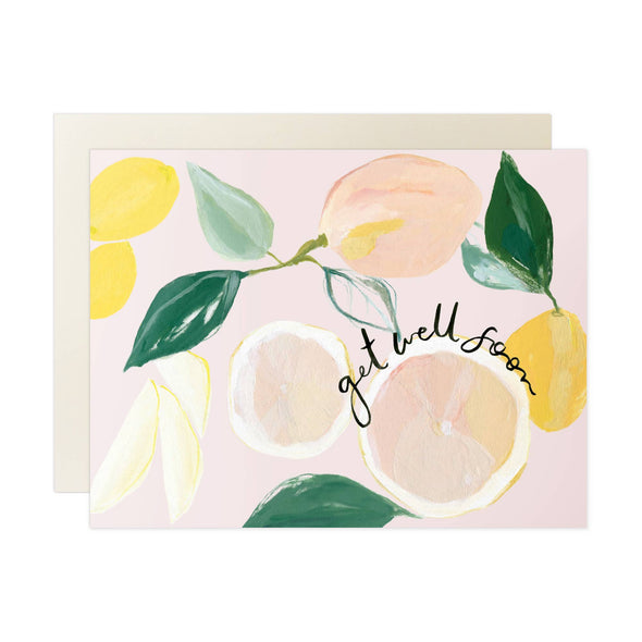 Citrus Get Well Soon Card