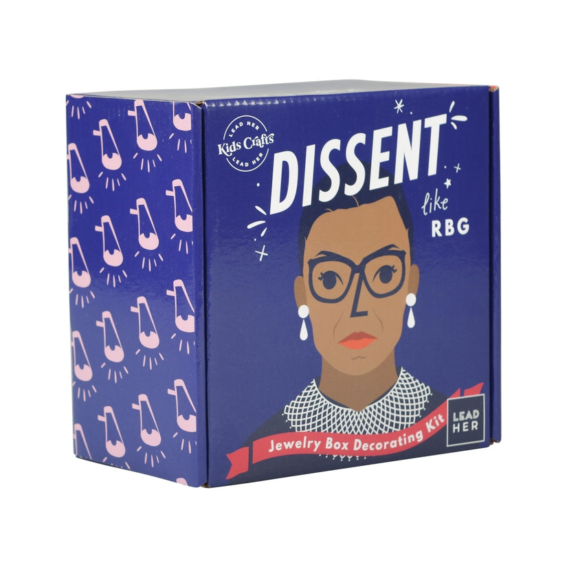 DISSENT like RBG: Jewelry Box Decorating Kit