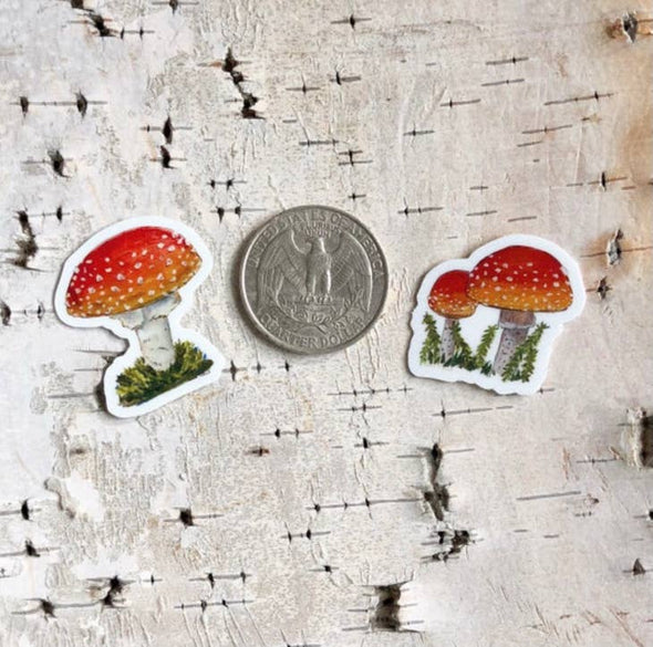 Mini Mushroom Sticker