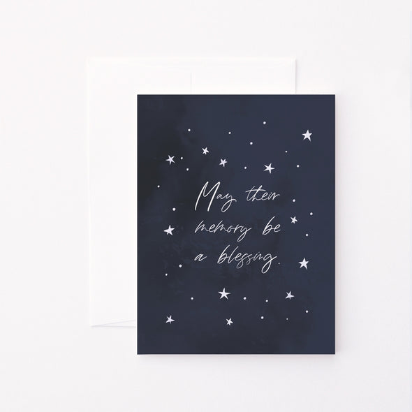 Blessed Memory Sympathy Card