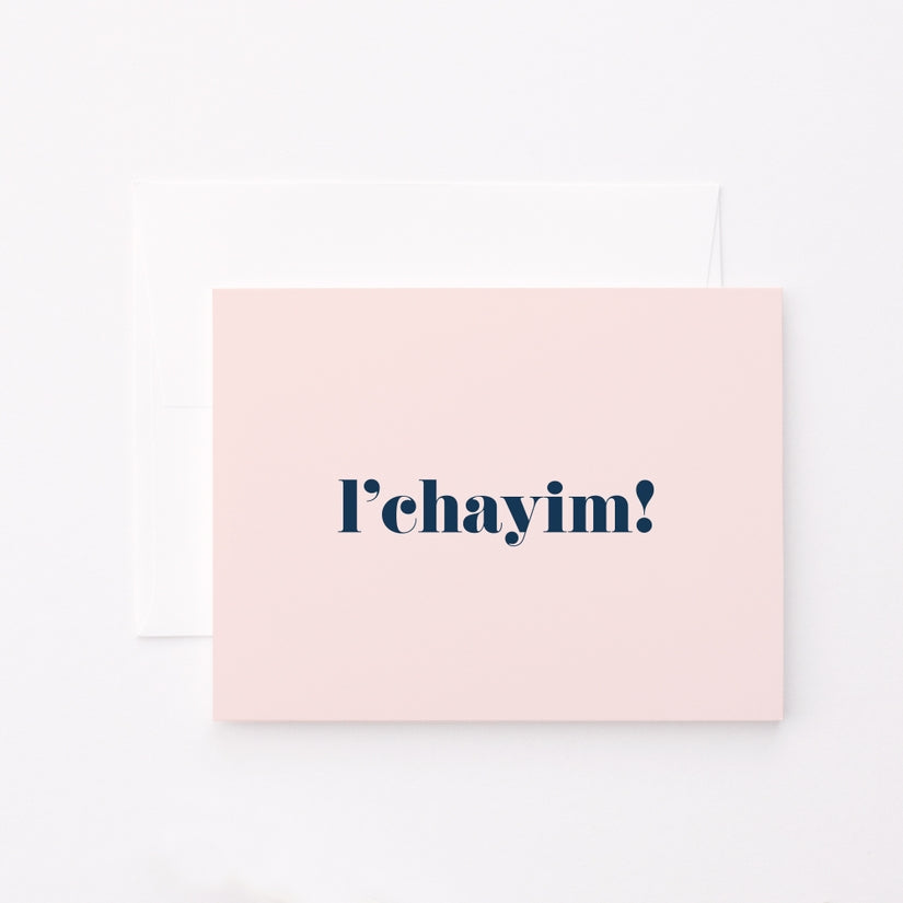 L'Chayim Pink Card