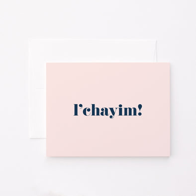 L'Chayim Pink Card