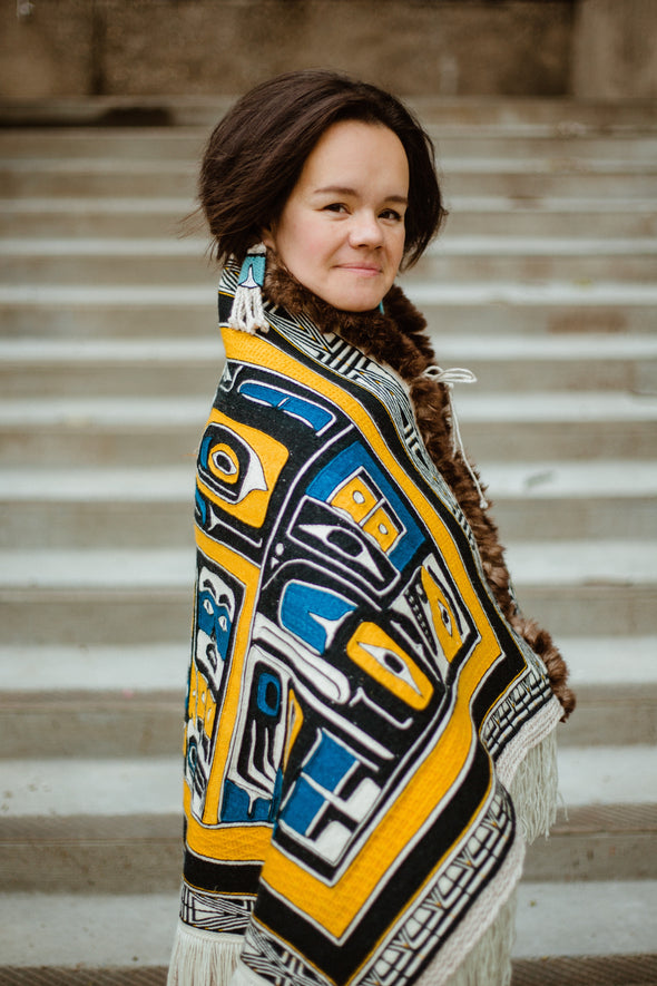 Chilkat Face Notebook: Kindred Post x Wooshkindein Da.Áat Lily Hope