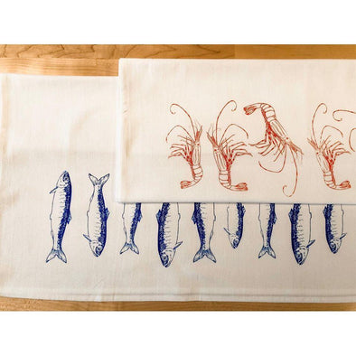 Herring/Prawn Floursack Towels