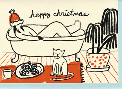 Christmas Bath Card