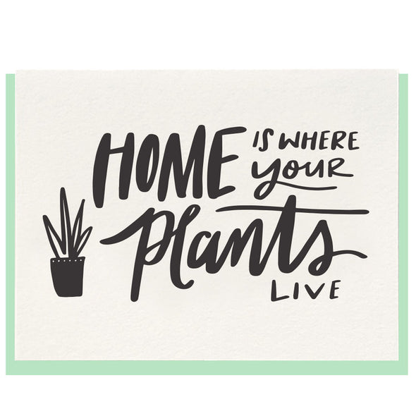 Home Plants Card