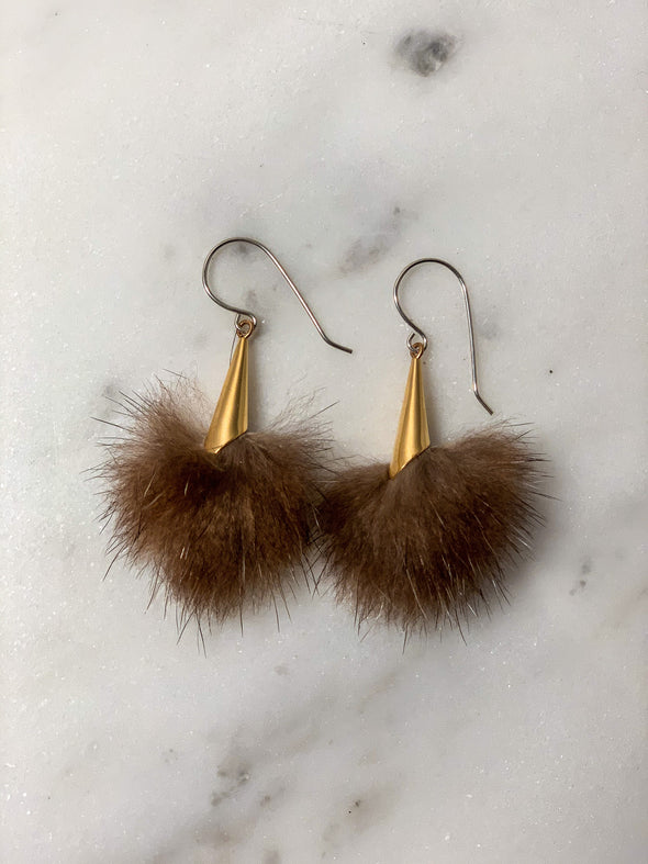 Cone Sea Otter Earrings