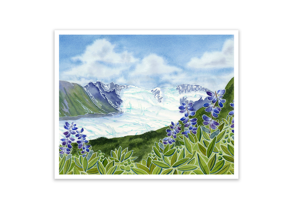 Lap of Lupine Print