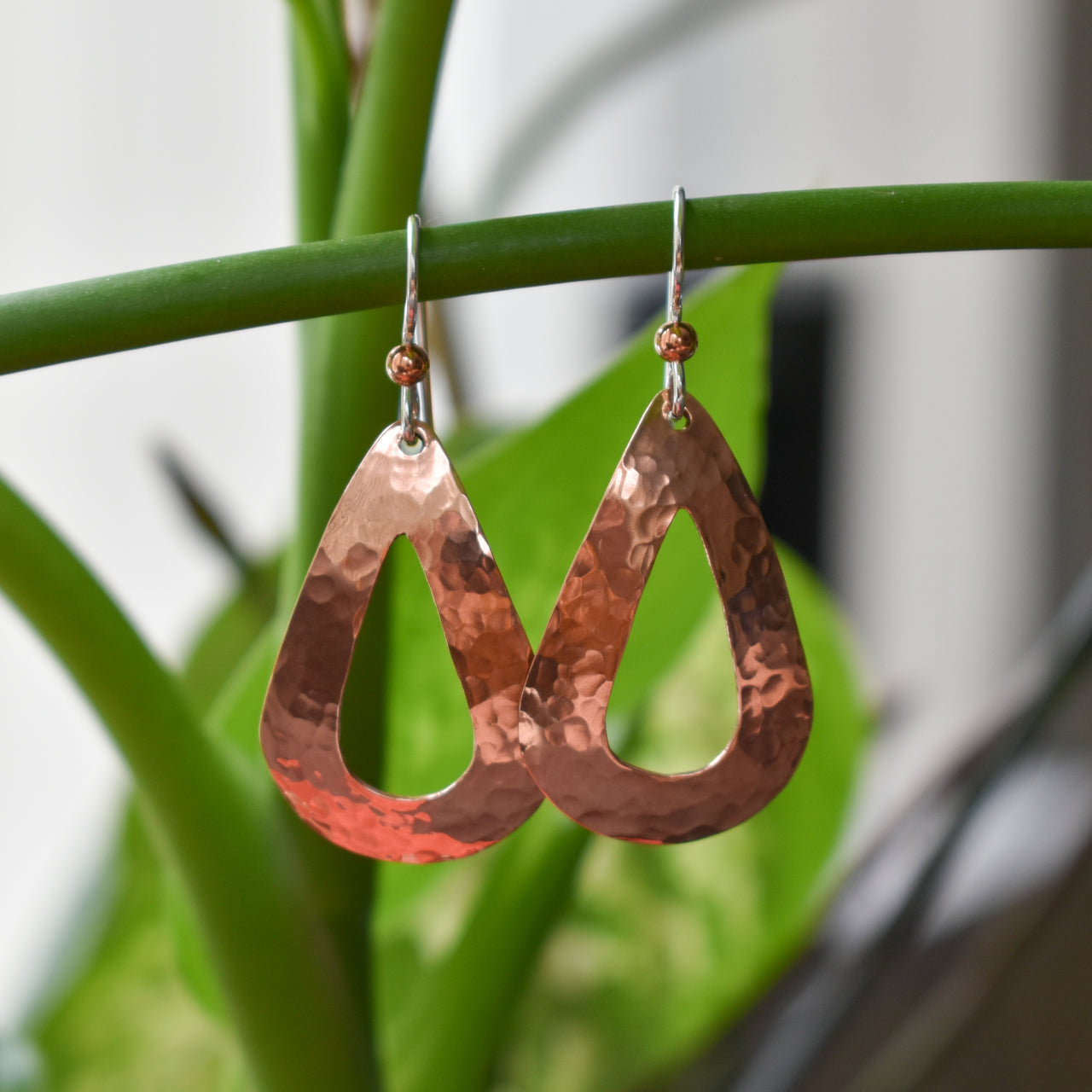 Teardrop with Cutout Earrings