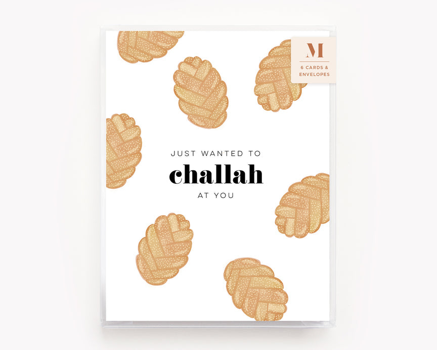 Just Wanted to Challah at You Card