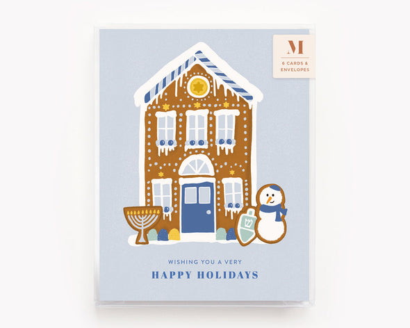 Hanukkah Gingerbread Card