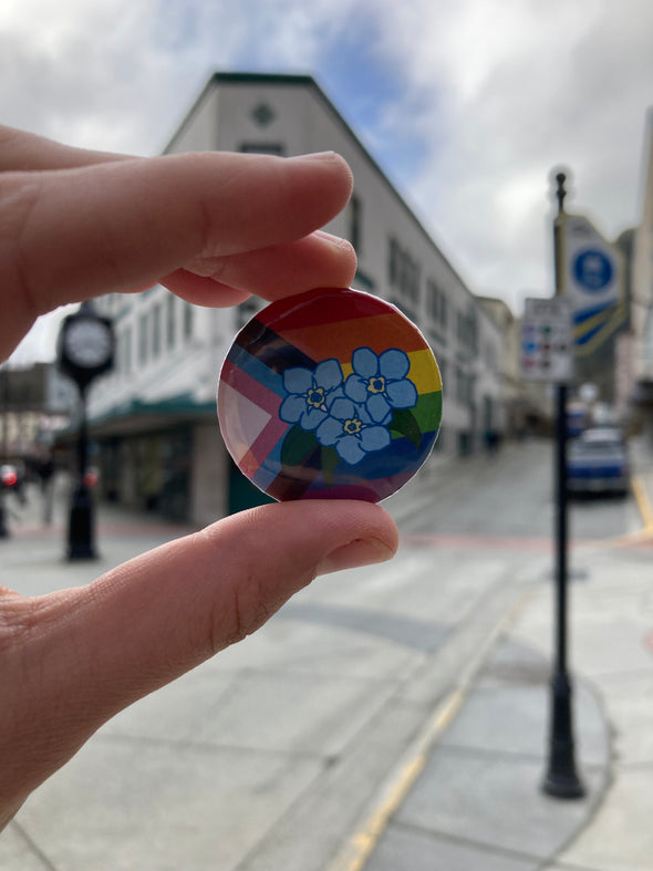 Queer Flora Pride Pin