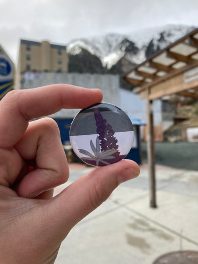 Asexual Flora Pride Pin