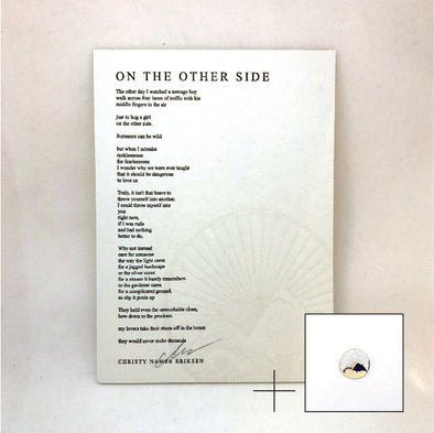 On the Other Side (Pin + Poem Pack)