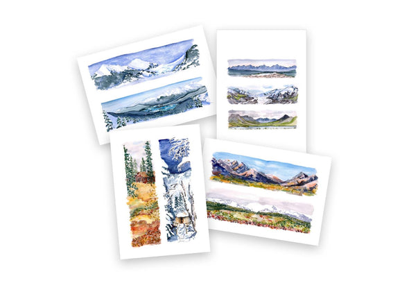 Season's Greetings Card Set of 4